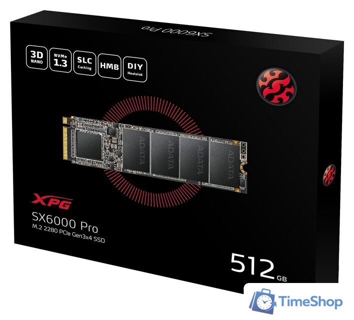 SSD ADATA XPG SX6000 Pro 512GB ASX6000PNP-512GT-C - Изображение №4 — Интернет-магазин Time-Shop