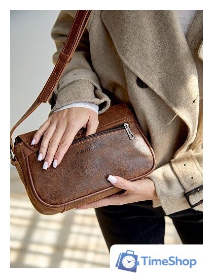 Женская сумка Igermann 1114 22С1114КР3 (рыжий) - Изображение №10 — Интернет-магазин Time-Shop