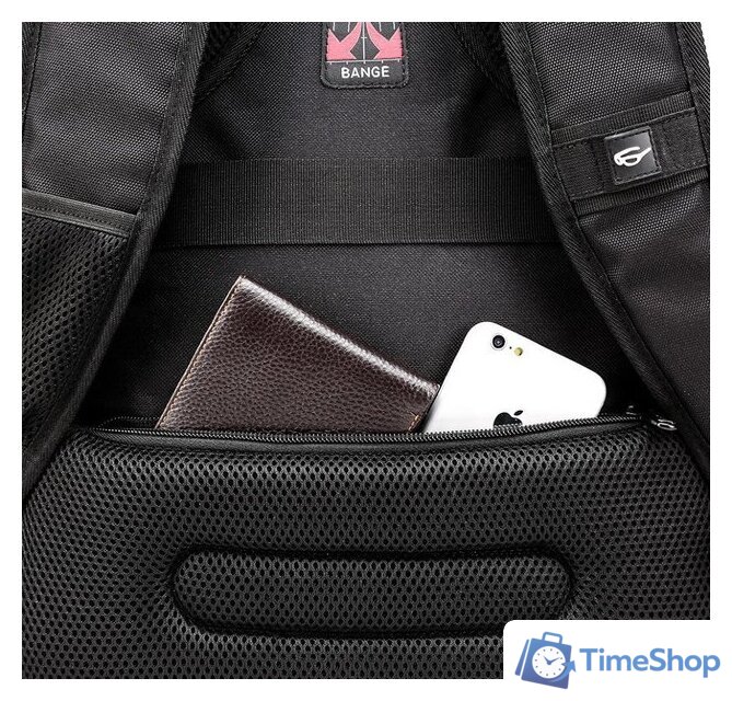 Городской рюкзак Bange BG1901 (черный) - Изображение №30 — Интернет-магазин Time-Shop