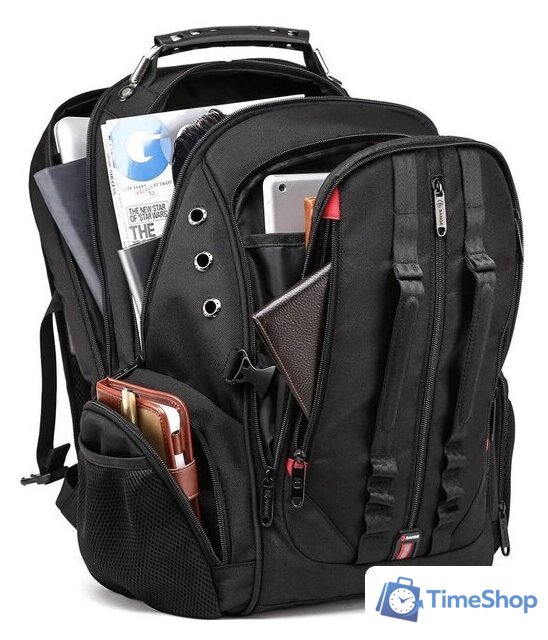 Городской рюкзак Bange BG1901 (черный) - Изображение №7 — Интернет-магазин Time-Shop
