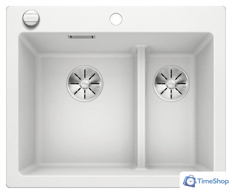 Кухонная мойка Blanco Pleon 6 Split 523700 (белый) - Изображение №1 — Интернет-магазин Time-Shop