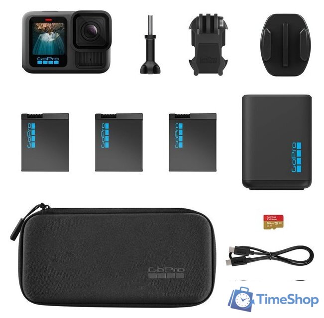 Экшен-камера GoPro HERO13 Black Extended Power Bundle - Изображение №2 — Интернет-магазин Time-Shop