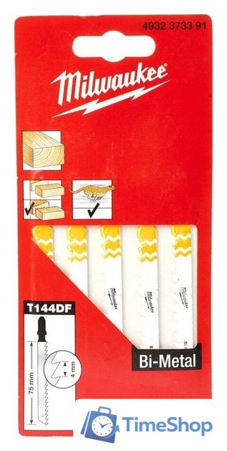 Набор пильных полотен Milwaukee 4932373391 (5 предметов) - Изображение №1 — Интернет-магазин Time-Shop