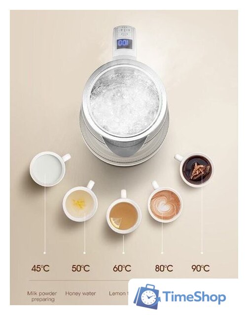 Электрический чайник Deerma DEM-SH50W - Изображение №6 — Интернет-магазин Time-Shop