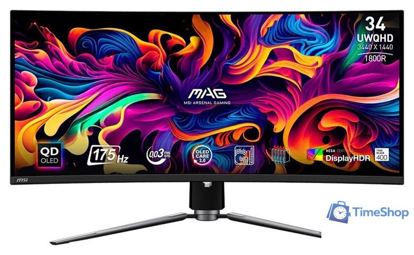 Игровой монитор MSI MAG 341CQP - Изображение №1 — Интернет-магазин Time-Shop