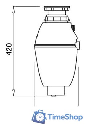 Измельчитель пищевых отходов Elleci Model 750 TOP - Изображение №2 — Интернет-магазин Time-Shop