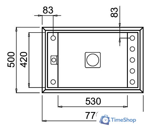 Кухонная мойка Elleci Value 130 Black 86 - Изображение №2 — Интернет-магазин Time-Shop