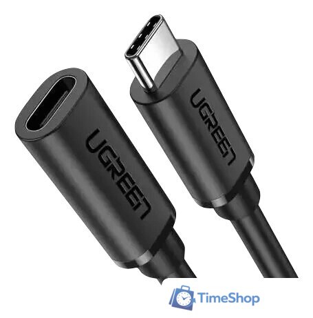 Кабель Ugreen USB Type-C - USB Type-C US353 10387 (1 м, черный) - Изображение №1 — Интернет-магазин Time-Shop