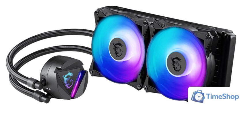 Система жидкостного охлаждения для процессора MSI MAG CORELIQUID 240R V2 - Изображение №1 — Интернет-магазин Time-Shop