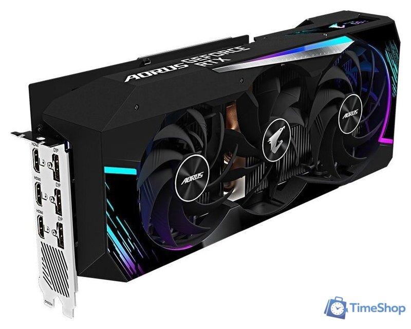 Видеокарта Gigabyte Aorus GeForce RTX 3080 Master 10GB GDDR6X (rev. 3.0) - Изображение №3 — Интернет-магазин Time-Shop