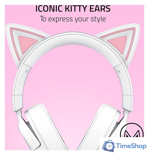 Наушники Razer Kraken Kitty V3 X Pro (белый) - Изображение №8 — Интернет-магазин Time-Shop
