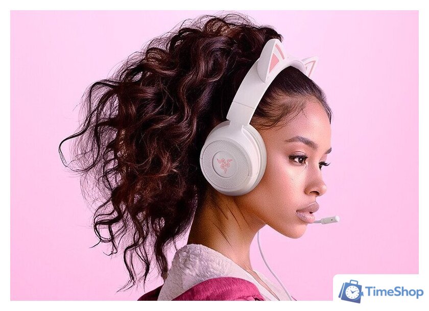 Наушники Razer Kraken Kitty V3 X Pro (белый) - Изображение №11 — Интернет-магазин Time-Shop