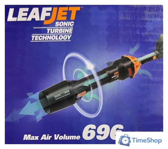 Ручная воздуходувка Worx WG543E.9 (без АКБ) - Изображение №15 — Интернет-магазин Time-Shop