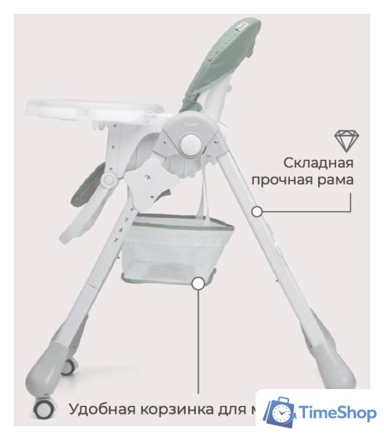 Высокий стульчик Rant Cream RH302 (ocean green) - Изображение №11 — Интернет-магазин Time-Shop