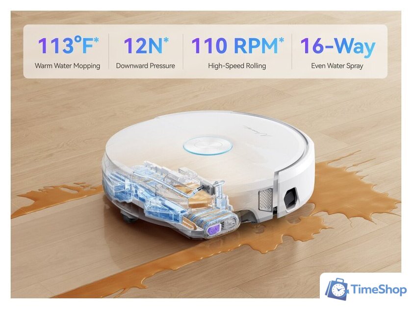 Робот-пылесос Narwal Flow Robot Vacuum & Mop YJCC026 (белый) - Изображение №4 — Интернет-магазин Time-Shop
