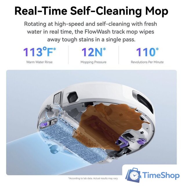 Робот-пылесос Narwal Flow Robot Vacuum & Mop YJCC026 (белый) - Изображение №5 — Интернет-магазин Time-Shop