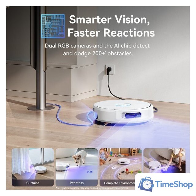 Робот-пылесос Narwal Flow Robot Vacuum & Mop YJCC026 (белый) - Изображение №8 — Интернет-магазин Time-Shop