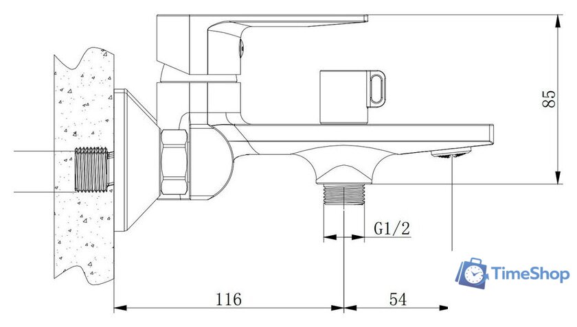 Смеситель Lauter Reef 21CK6678BS - Изображение №2 — Интернет-магазин Time-Shop