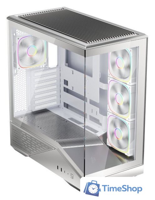 Корпус 1stPlayer GM7 ARGB GM7-SV-3FN7R-W-1FN7-W (серебристый) - Изображение №3 — Интернет-магазин Time-Shop