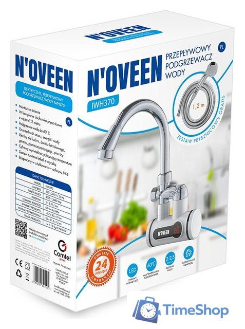 Проточный электрический водонагреватель-кран N'oveen IWH370 - Изображение №5 — Интернет-магазин Time-Shop