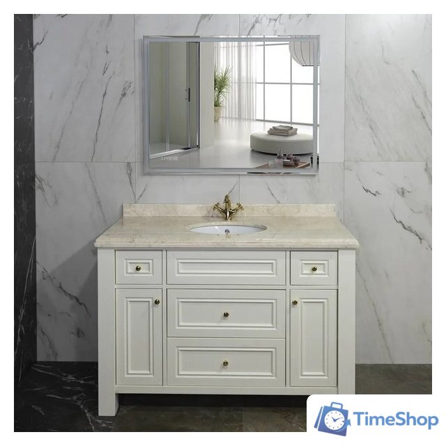  Пекам Зеркало Greta 100x60 greta-100x60spcl (с подогревом, подсветкой, сенсором на прикосновение и часами) - Изображение №3 — Интернет-магазин Time-Shop