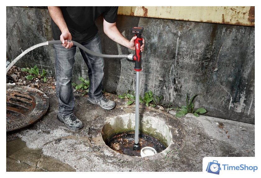 Дренажный насос Milwaukee M12 BSWP-601 4933479640 (с 1-им АКБ) - Изображение №15 — Интернет-магазин Time-Shop