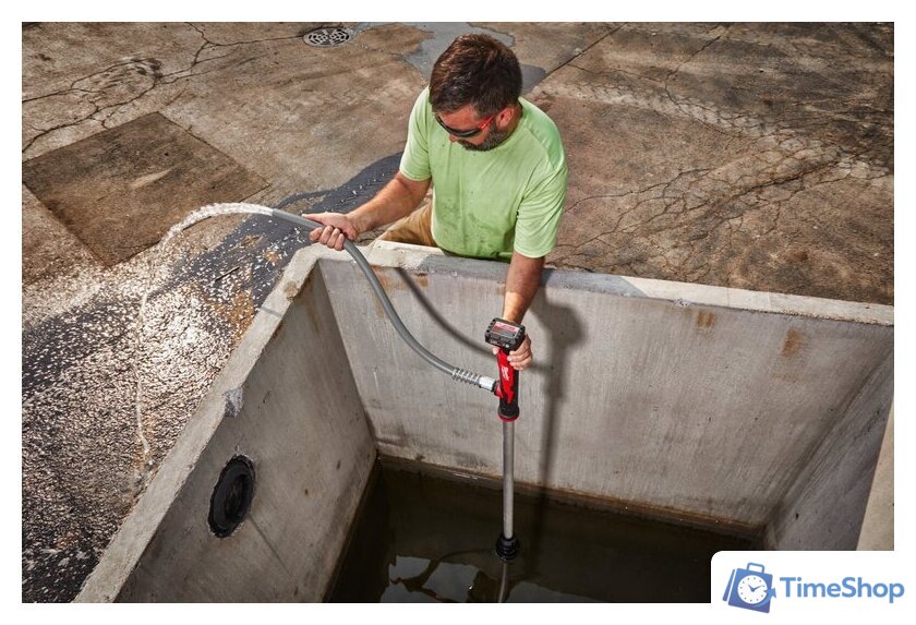 Дренажный насос Milwaukee M12 BSWP-601 4933479640 (с 1-им АКБ) - Изображение №14 — Интернет-магазин Time-Shop