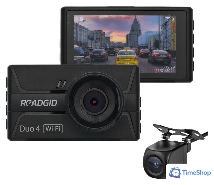 Видеорегистратор Roadgid Duo 4 - Изображение №1 — Интернет-магазин Time-Shop