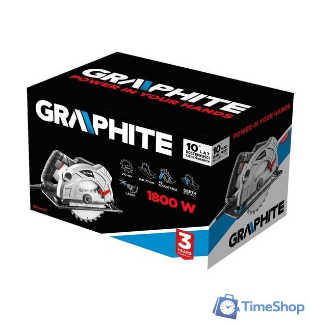Дисковая (циркулярная) пила GRAPHITE 58G493 - Изображение №4 — Интернет-магазин Time-Shop