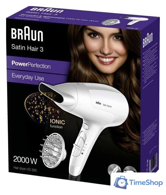 Фен Braun HD 385 - Изображение №3 — Интернет-магазин Time-Shop