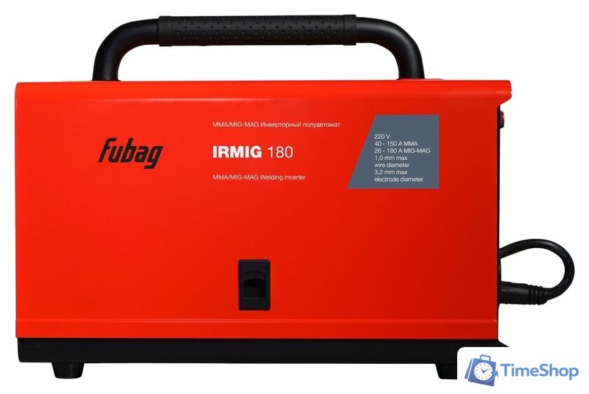 Сварочный инвертор Fubag IRMIG 180 (с горелкой FB 250) - Изображение №4 — Интернет-магазин Time-Shop