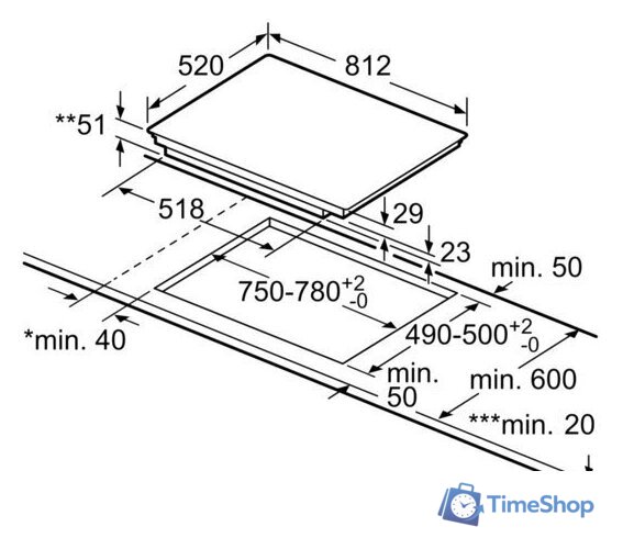 Варочная панель Siemens EX875LVC1E - Изображение №5 — Интернет-магазин Time-Shop