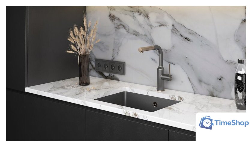 Кухонная мойка Aquasanita Arca SQA102W (alumetallic 202) - Изображение №12 — Интернет-магазин Time-Shop