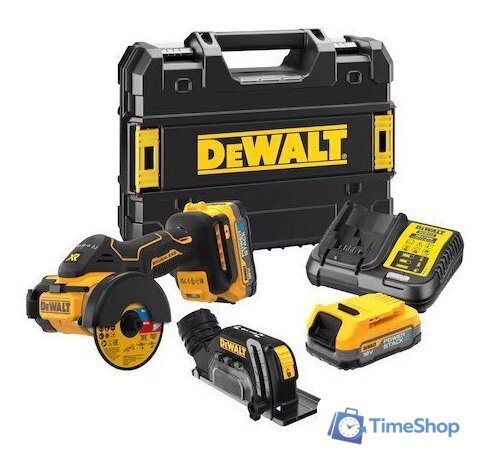 Монтажная (отрезная) пила DeWalt DCS438E2T (с 2-мя АКБ, кейс) - Изображение №1 — Интернет-магазин Time-Shop