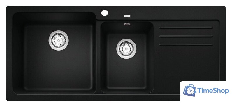 Кухонная мойка Blanco Naya 8 S 525945 (левая, черный) - Изображение №1 — Интернет-магазин Time-Shop