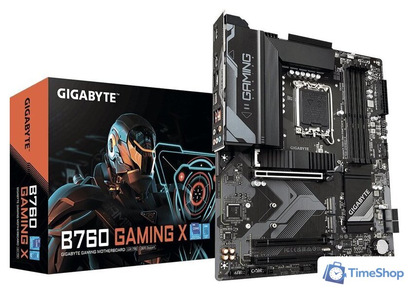 Материнская плата Gigabyte B760 Gaming X (rev. 1.0) - Изображение №2 — Интернет-магазин Time-Shop