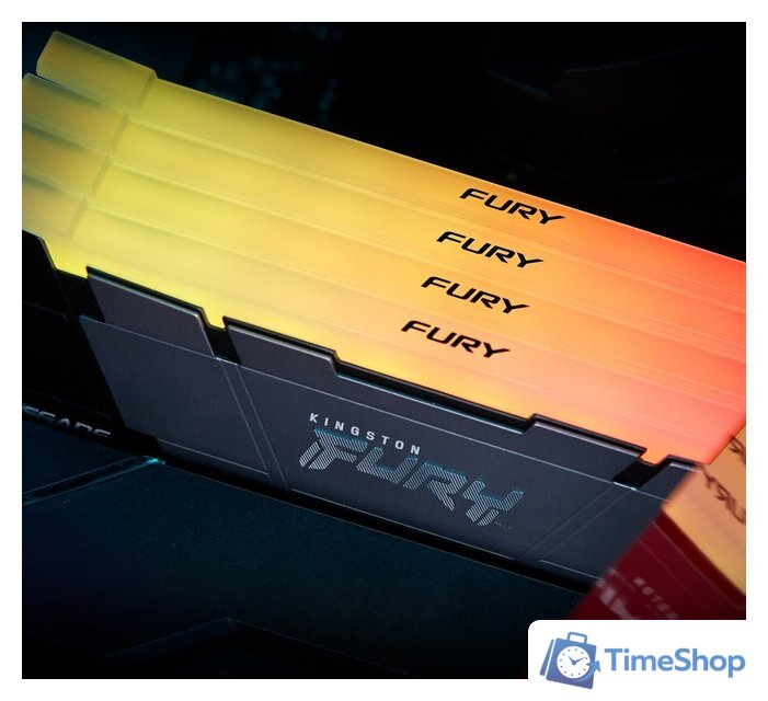 Оперативная память Kingston FURY Renegade RGB 2x8ГБ DDR4 3200МГц KF432C16RB2AK2/16 - Изображение №3 — Интернет-магазин Time-Shop