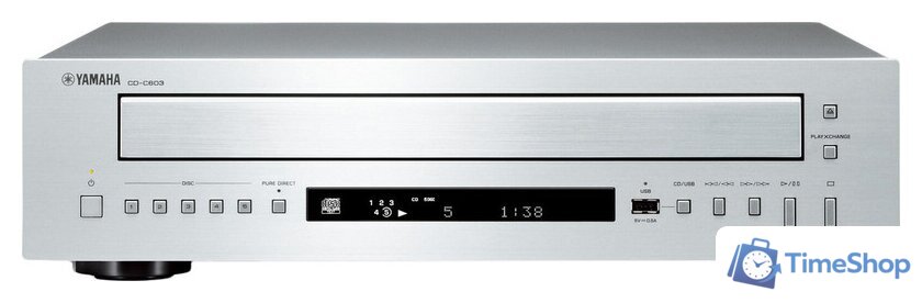 CD-проигрыватель Yamaha CD-C603 (серебристый) - Изображение №1 — Интернет-магазин Time-Shop