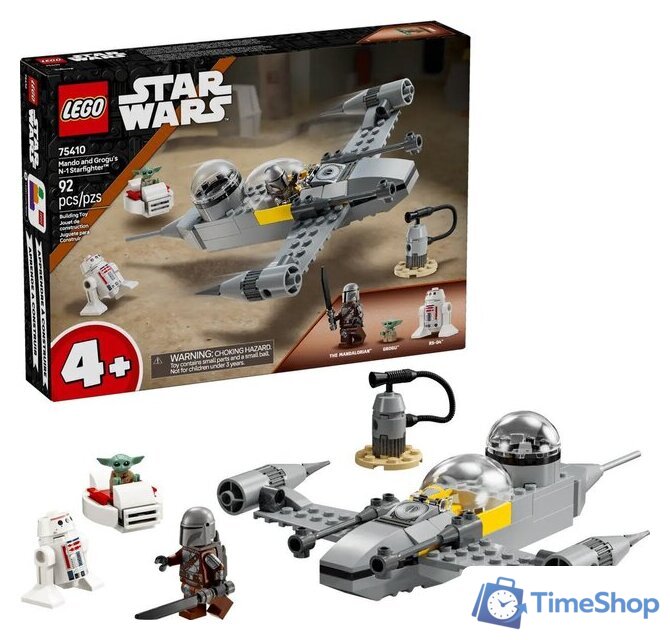Конструктор LEGO Star Wars 75410 Истребитель N-1 Мандо и Грогу - Изображение №1 — Интернет-магазин Time-Shop