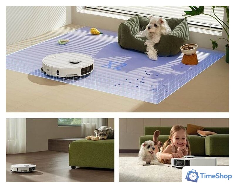 Робот-пылесос Dreame Robot Vacuum L50 Ultra CE RLL53SE (евровилка, белый) - Изображение №13 — Интернет-магазин Time-Shop