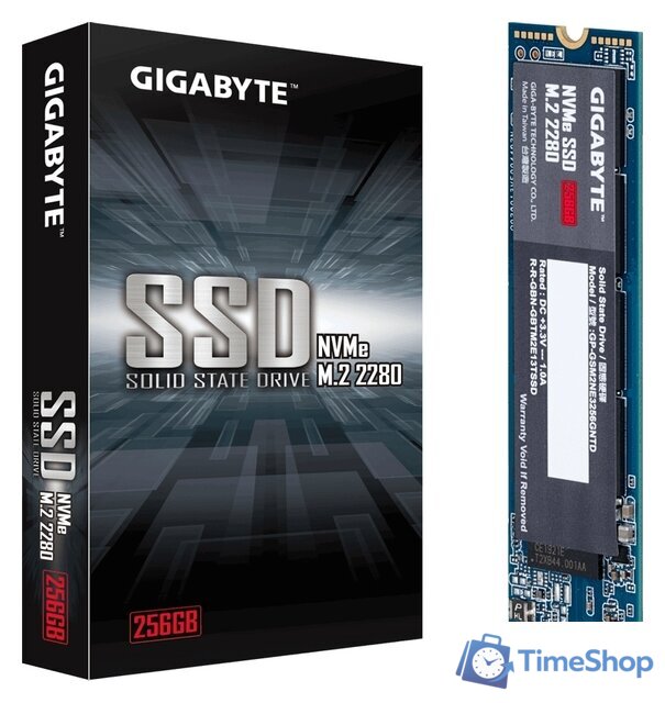 SSD Gigabyte NVMe 256GB GP-GSM2NE3256GNTD - Изображение №4 — Интернет-магазин Time-Shop