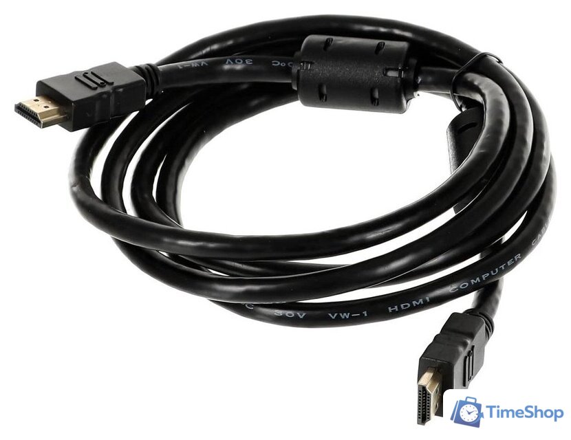 Кабель Ningbo HDMI-1.8M-MG(VER1.4) (1.8 м, черный) - Изображение №1 — Интернет-магазин Time-Shop