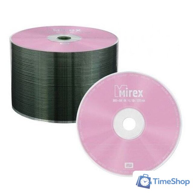 DVD+RW диск Mirex 4.7Gb 4x UL130022A4T (50 шт.) - Изображение №1 — Интернет-магазин Time-Shop