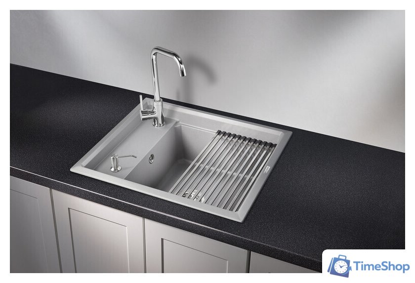 Кухонная мойка Granula KS-6004 (алюминиум) - Изображение №2 — Интернет-магазин Time-Shop