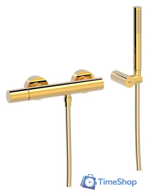 Смеситель с лейкой для биде Tres Study Exclusive 26116701Or - Изображение №1 — Интернет-магазин Time-Shop