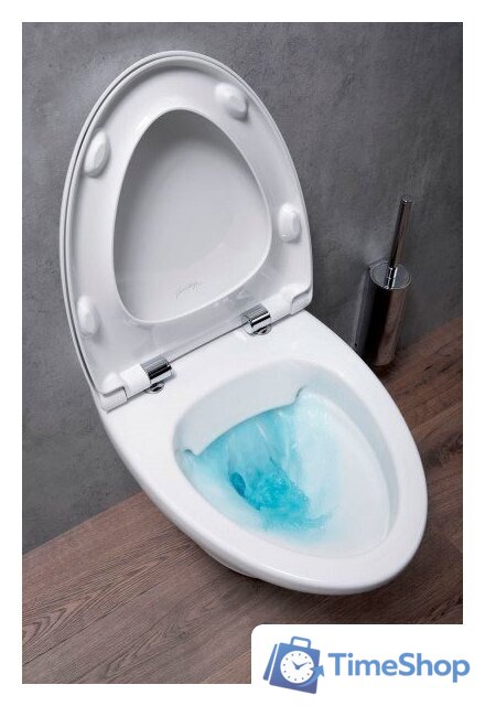 Унитаз подвесной Jacob Delafon Nouvelle Vague EDJ102-00 (без сиденья) - Изображение №2 — Интернет-магазин Time-Shop