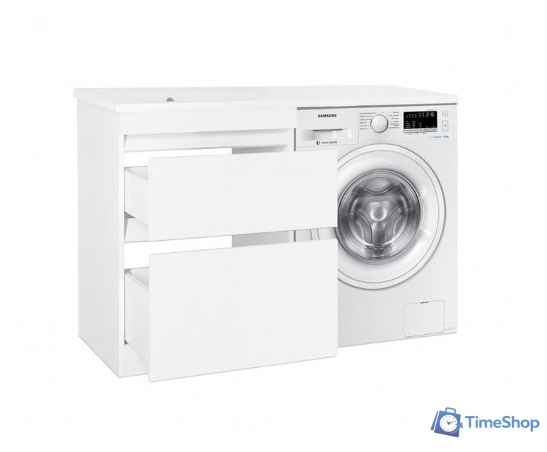  Style Line Тумба под умывальник Оптима 50 2 ящика Plus (напольная) - Изображение №3 — Интернет-магазин Time-Shop