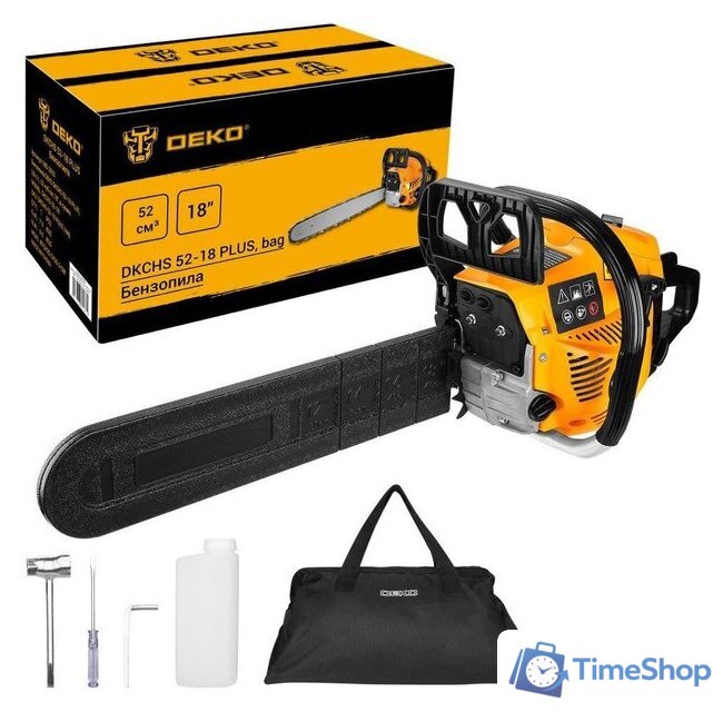 Бензопила Deko DKCHS 52-18 Plus 085-2003 - Изображение №1 — Интернет-магазин Time-Shop