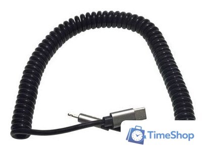 Кабель KS-IS KS-495B-1 USB Type-C - Lightning (1 м, черный) - Изображение №1 — Интернет-магазин Time-Shop