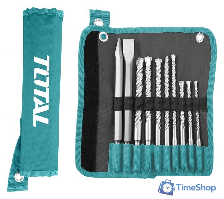 Набор буров Total TACSD19101 (10 шт) - Изображение №1 — Интернет-магазин Time-Shop